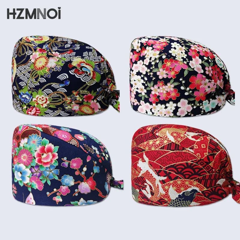 Casquette de travail de laboratoire en coton unisexe, casquettes Scrdecentraps, casquettes pour femmes, chapeaux d'opérateur, casquettes de soins infirmiers, contrôle des dents, services de santé