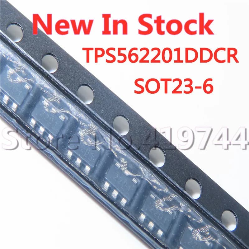 10 pièces/lot qualité 100% TPS 562201 DDCR TPS 562201 Puce de régulateur de commutation SMD 2201 SOT23-6, en Stock, nouveau et Original