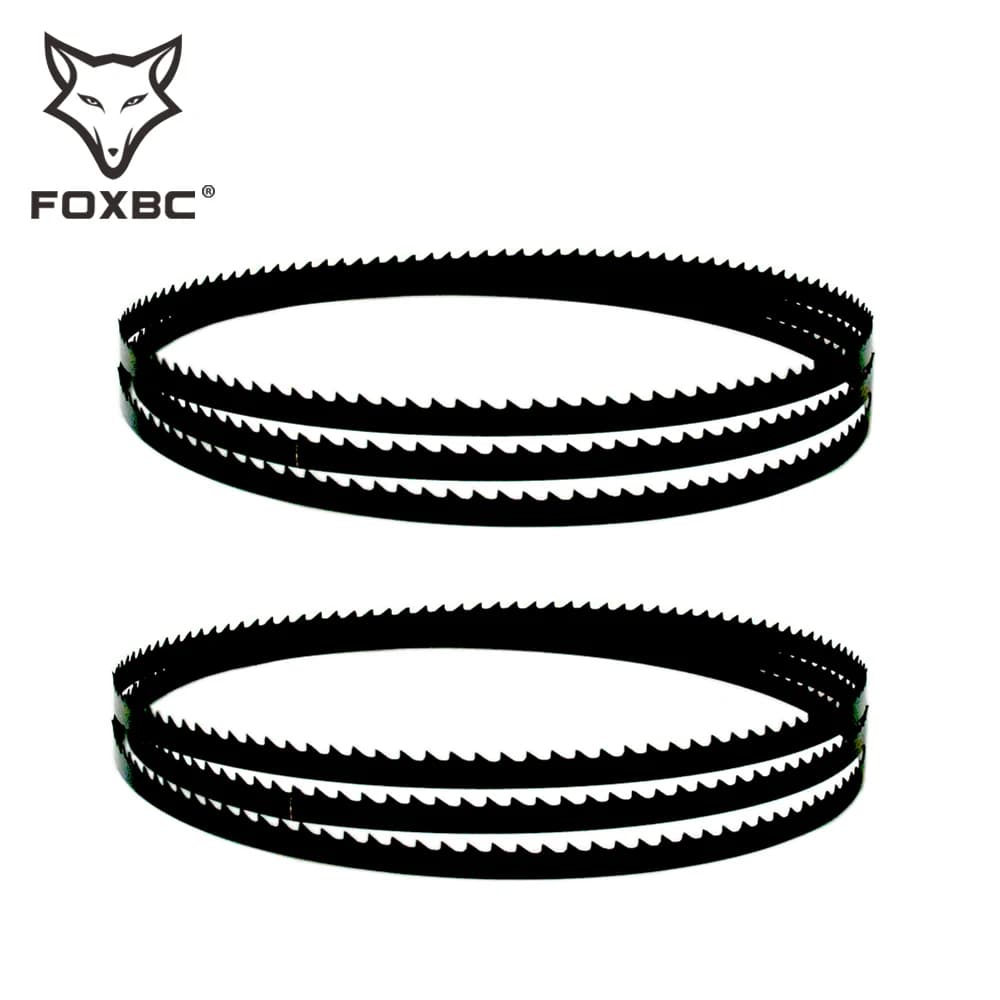 FOXBC-Scie à ruban en carbone pour Dewalt DW738, outils de travail de calcul, largeur 6mm, 10mm, 16mm, 3mm, 6 TPI, 2095mm, 2 pièces