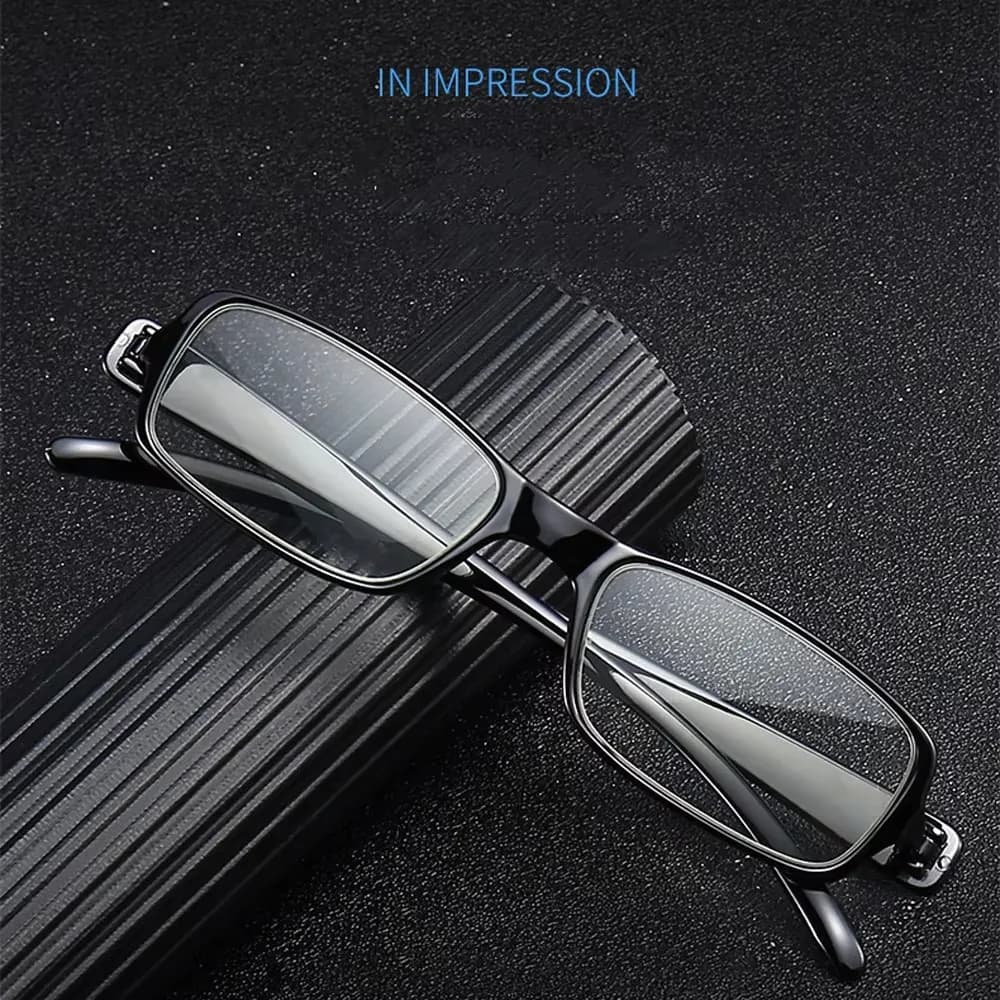 CLARA VIDA 2 Paires!!! Lunettes de lecture ultralégères TR90 rectangulaires sans vis, Anti-lumière bleue, pour hommes et femmes + 1.0 + 1.5 + 2.0 à + 4.0
