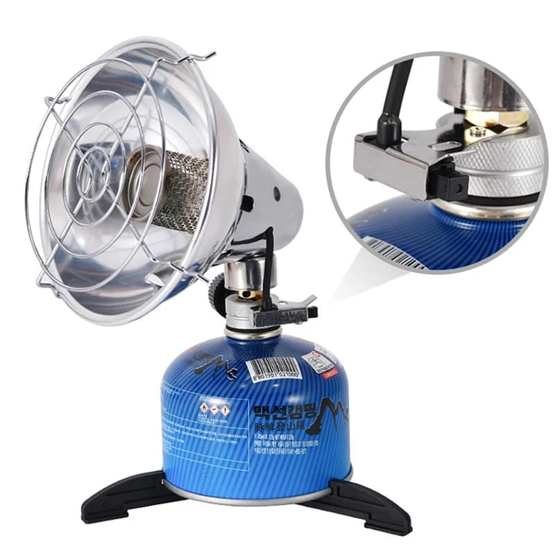Chauffage au gaz portable pour l'extérieur, chauffage au propane, chauffage au butane de camping, chauffage d'espace au gaz pour la pêche, le sac à dos
