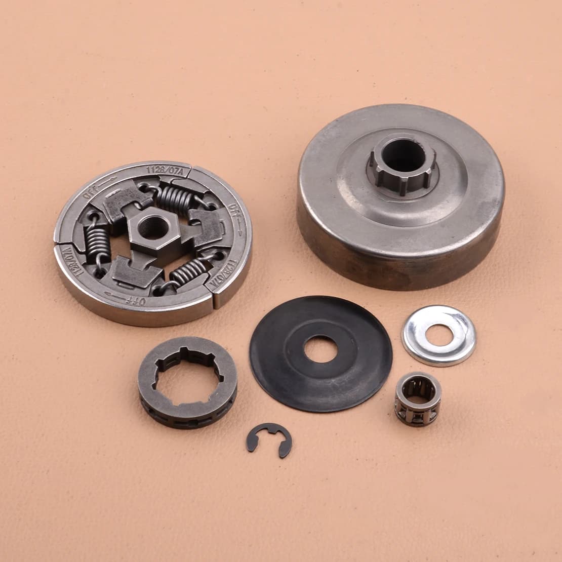 Kit de roulement de jante de pignon de tambour d'embrayage, adapté à MS362 Stihl MS 3/8, tronçonneuse, 362 ", 7T, 7 pièces