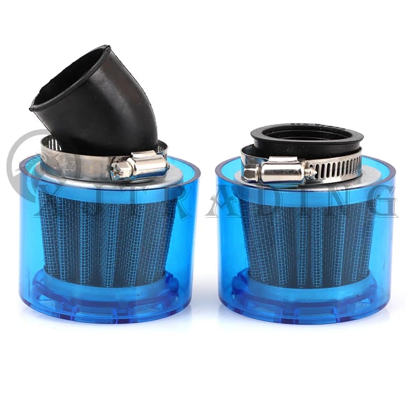 Nettoyeur de filtre à Air étanche pour moto, coude courbé/droit, 35/38/42/45/48-50mm, pour 50cc-250cc, ATV Pit Dirt Bike, pièces de moto