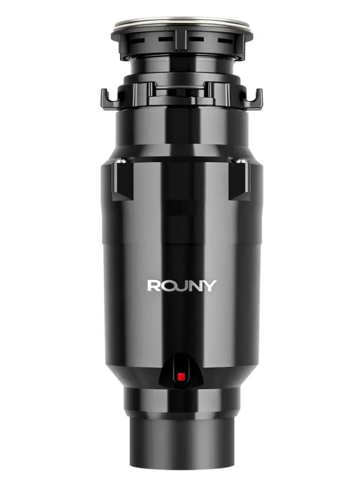 Élimination des déchets à alimentation continue avec réduction sonore, broyeur de déchets alimentaires 1/2 HP avec système de broyage en acier inoxydable