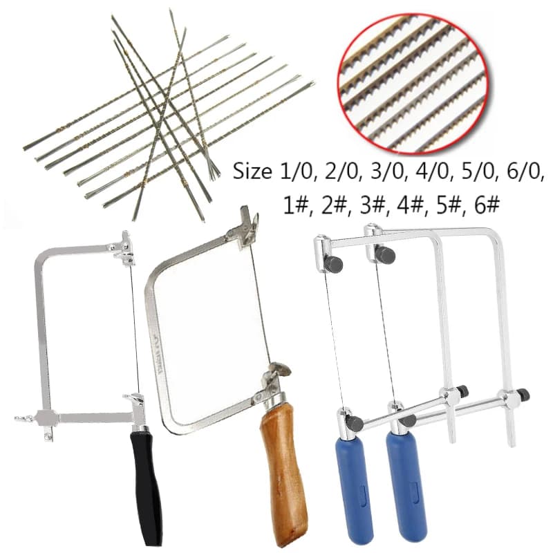Scie en U manuelle pour le travail du bois, scie à rosettes, outils de menuiserie ou lames de scie