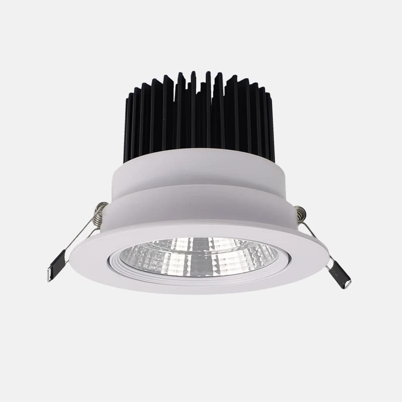 Spot LED COB encastré, trou de découpe 70mm 90mm, taille moyenne, pour plafond domestique, 20 mètres carrés, recommandé 10-15 pièces
