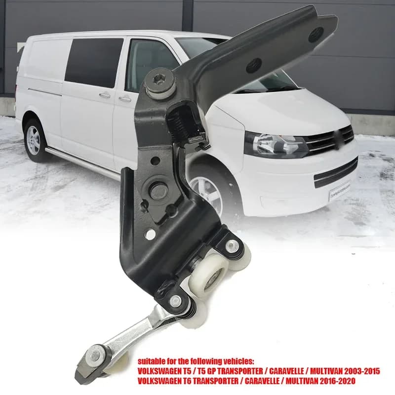 Guide de rouleau de porte coulissante électrique central pour VW T5 T6 / T5 GP TRANSPORTER / CARAVELLE / MULTIVAN T6 7E0843336D 7E0843335D