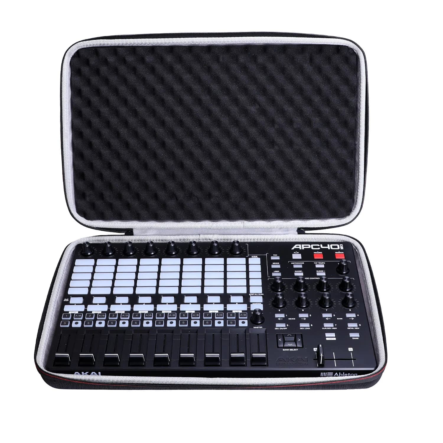 LTGEM – étui rigide noir EVA pour Akai Professional APC 40MKII, alimenté par USB, contrôleur MIDI complet pour performances en direct Ableton