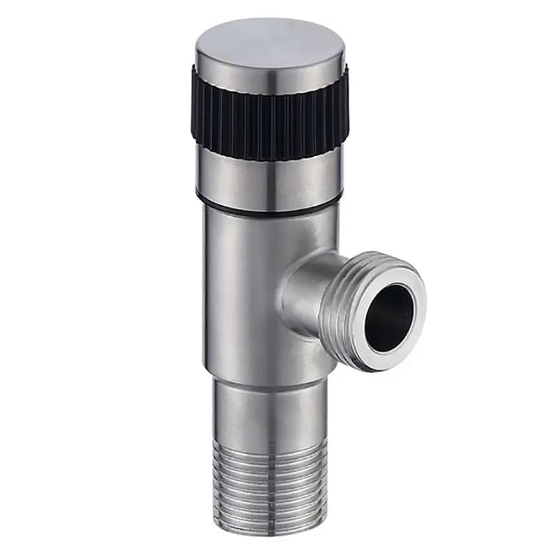 Vanne d'arrêt d'eau d'angle en acier inoxydable, arrêt quart de tour, évier HOToilet, cuisine, douche, immunisation, Chr15, 304