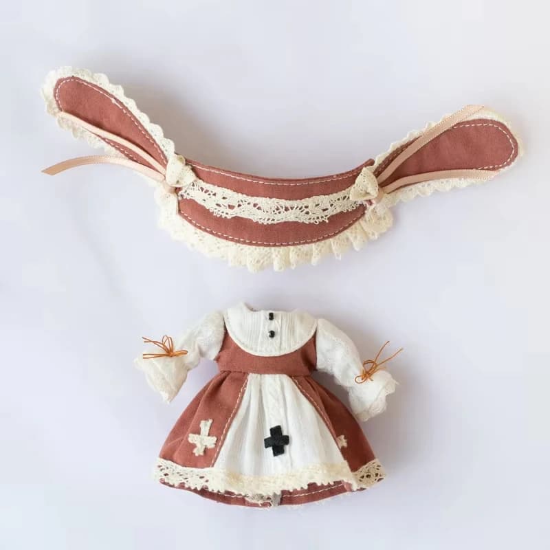Vêtements de poupée OB11, robe uniforme, jupe de costume, accessoires de vêtements de poupée pour obitsu11, molly, GSC, P9, 1/12bjd