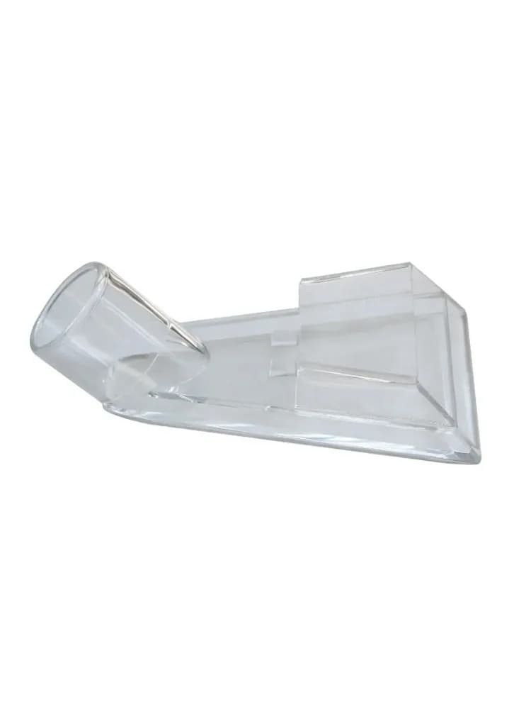 Buse d'extraction de tapis transparente de 38 mm, tête pivotante transparente, outil pour aspirateurs secs et humides, 1 pièce