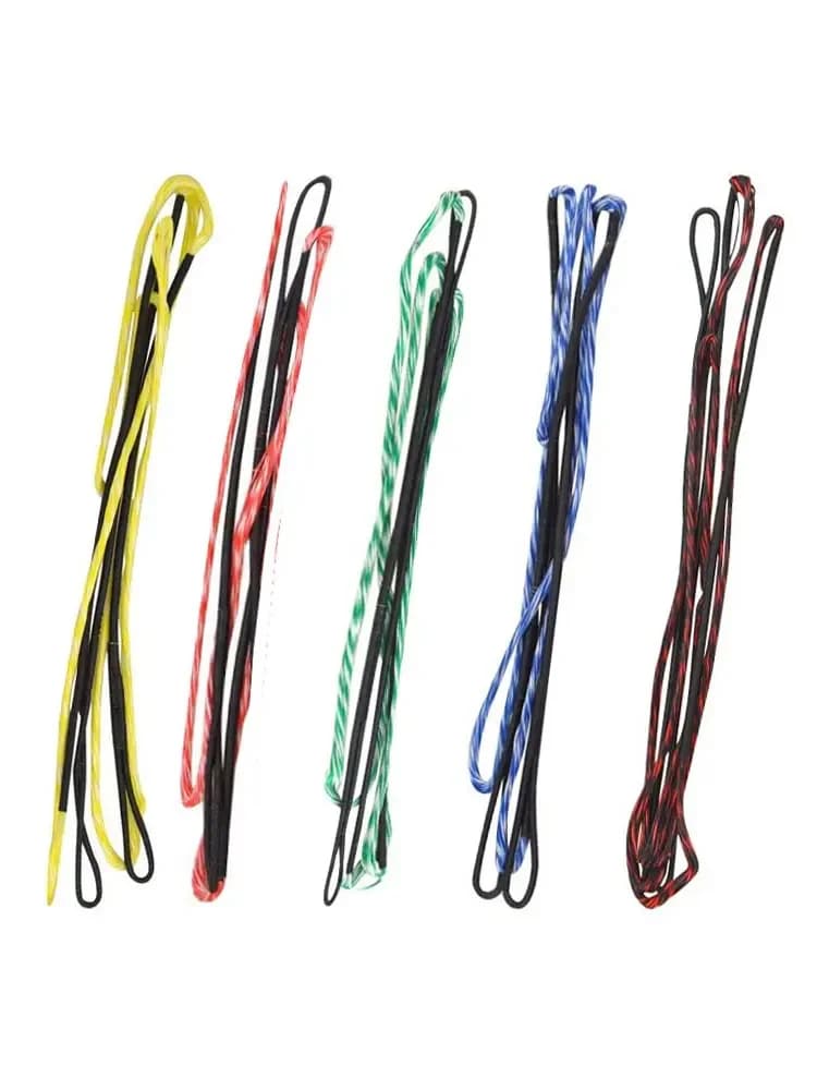 Cordes de tir à l'arc 12/14/16 brins pour arc classique et longbow – Cordes de remplacement compatibles avec les arcs de 48'' à 70'' – Accessoires de chasse et de tir à l'arc