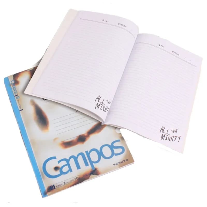 Cosplay deux Styles Anime mon héros académique cahier Midori Valley Iku Deku tous les accessoires puissants cahier étudiant papeterie livre