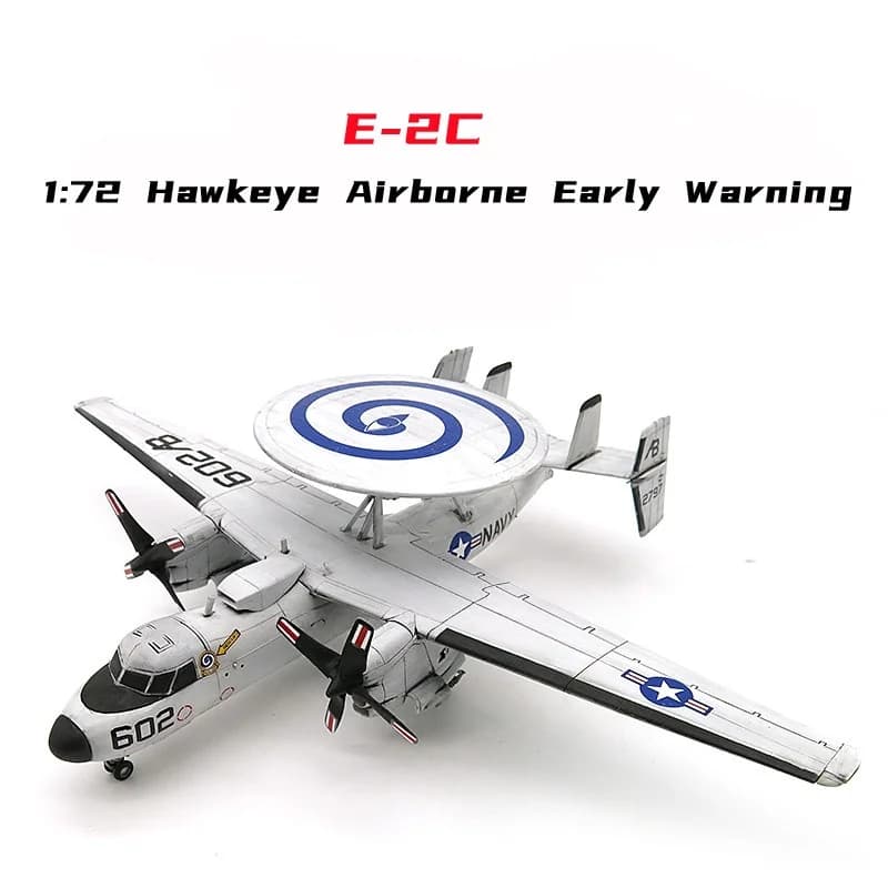 Modèle d'avion des états-unis 1/72 Hawkeye, avion d'alerte précoce, modèle d'assemblage, jouets militaires à monter soi-même, E-2C