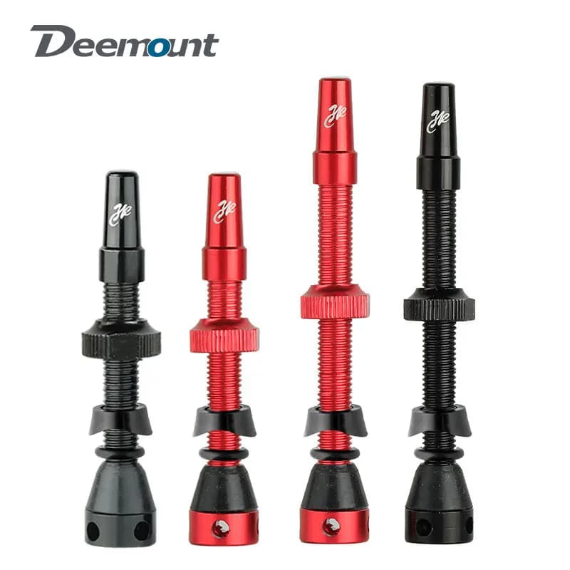 Valve Presta Tubeless pour Vélo (44, 60, 80 mm) avec Outil en Option – Pièce de Vélo en Alliage d'Aluminium et Laiton pour Vélos de Gravel