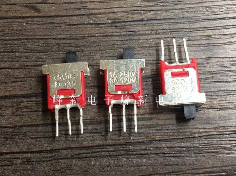 Taiwan Q25 – micro interrupteur à bascule simple, 2 vitesses, 3 pieds, coulissant, alimentation électrique, 3a