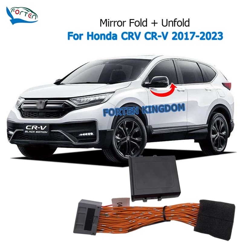 Module de pliage de rétroviseur latéral Forten Kingdom pour Honda CRV CR-V 2017-2026, rétroviseur rabattable et dépliable, plug and play