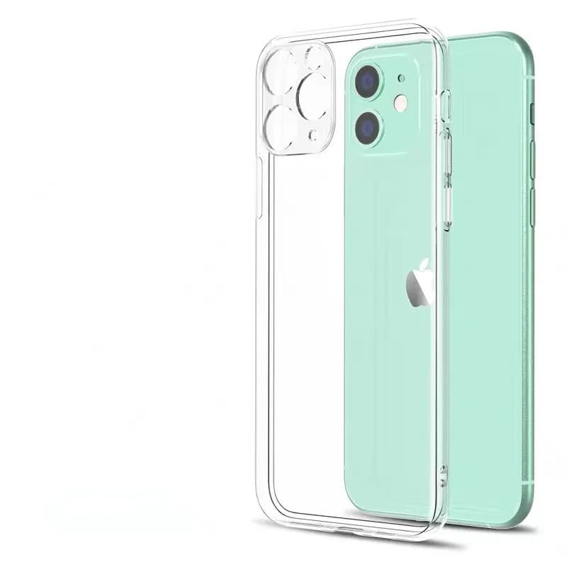 Coque de téléphone en silicone TPU transparent pour Apple iPhone, ultra clair, cristal HD, souple, X, XS, Poly 11, 12, 13 Mini, 14 Plus, 15 Pro Max