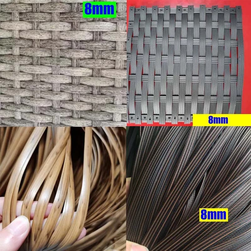 500g rétro dégradé synthétique plat rotin matériel bricolage artisanat rouleau tissage tricot réparation meubles canapé Table chaise panier décor
