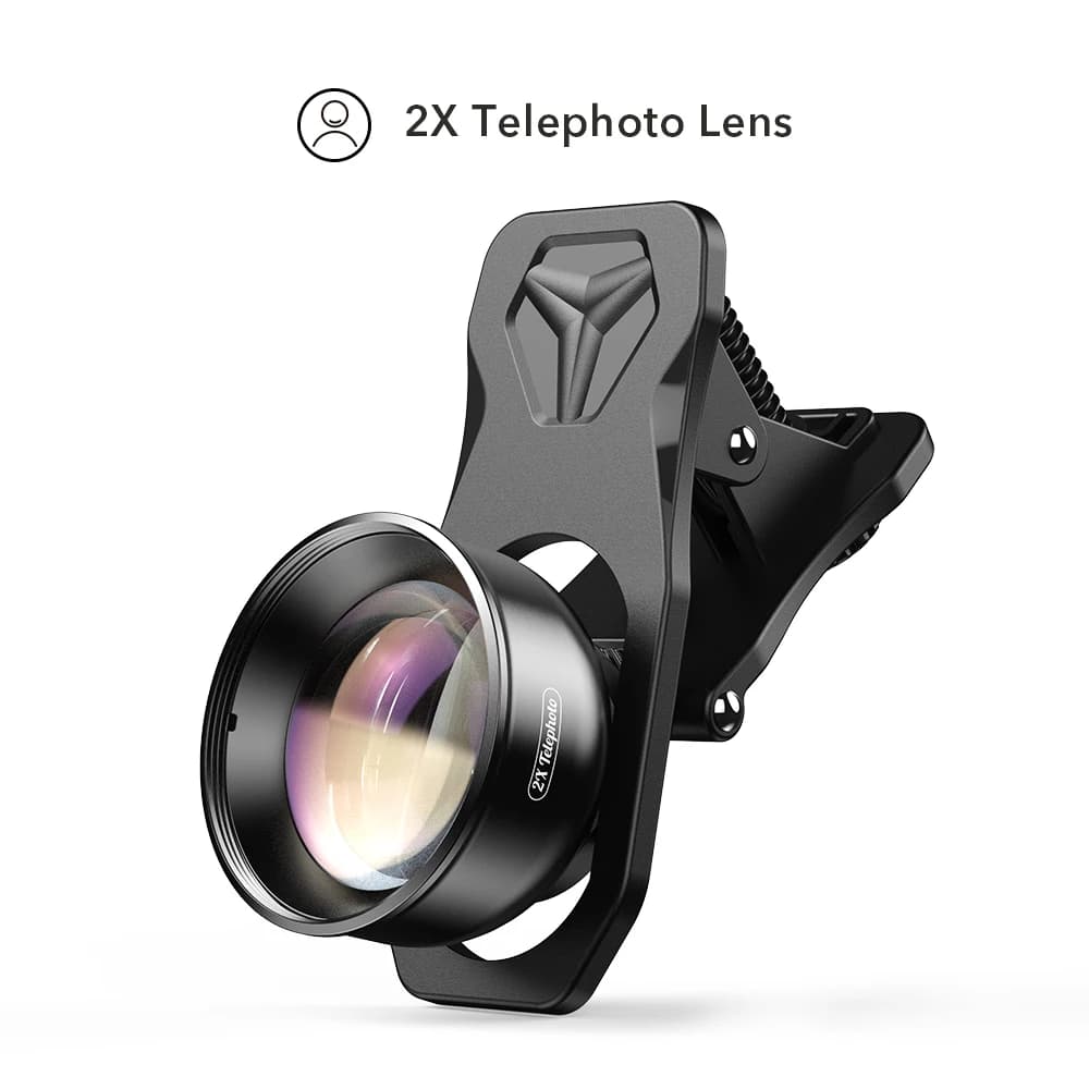 APEXEL – objectif HD 195 degrés Super Fisheye pour téléphone portable, téléobjectif, caméscope, Zoom, pour iPhone Xiaomi Samsung, tous les Smartphones