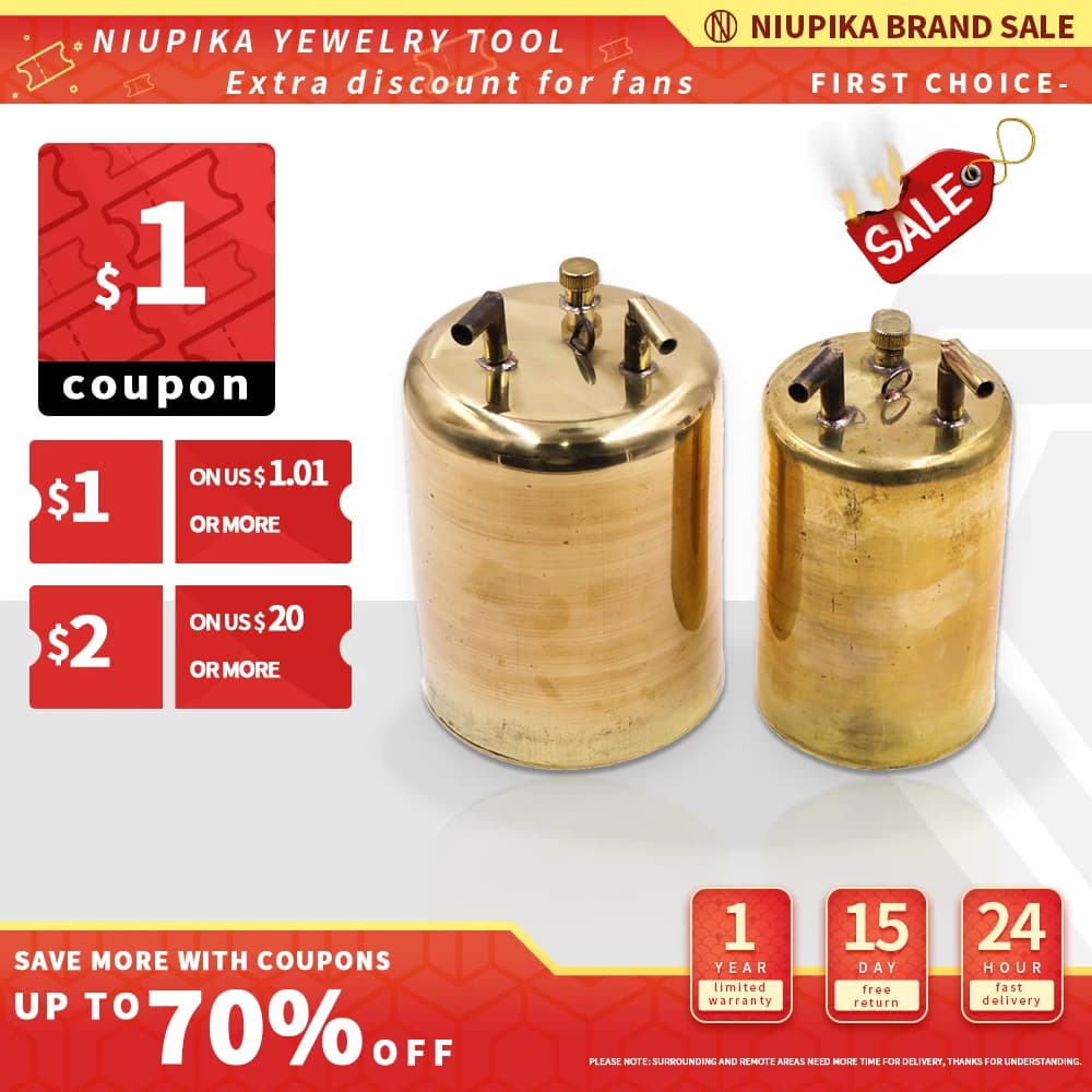 Vanne de gaz en cuivre Omicrophone VPN-Verde, huile précieuse, raccords de odor, fusion d'or et d'argent, acier inoxydable, outils de bijoux