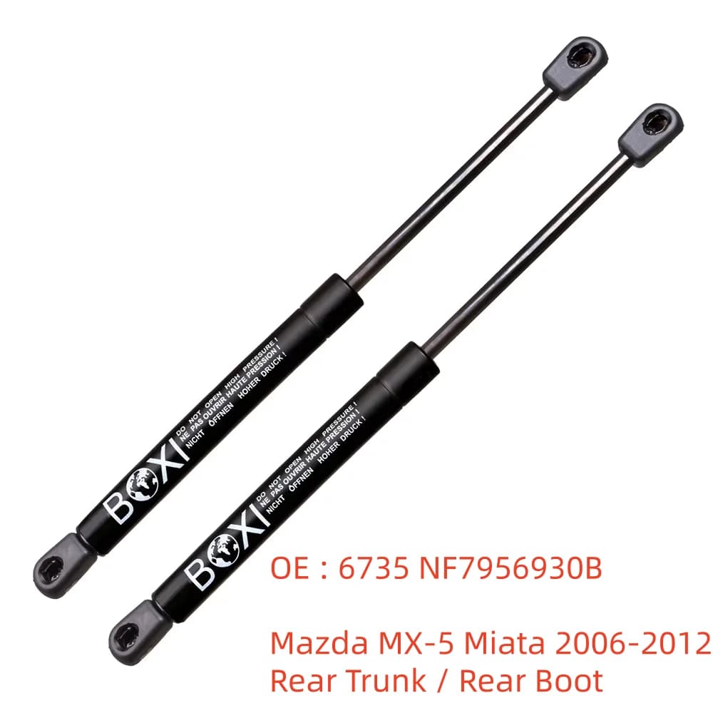 BOXI 2 pièces vérins de levage de coffre arrière 6735 NF7956930B pour Mazda MX-5 Miata 2006 - 2012 Amortisseurs à gaz de coffre