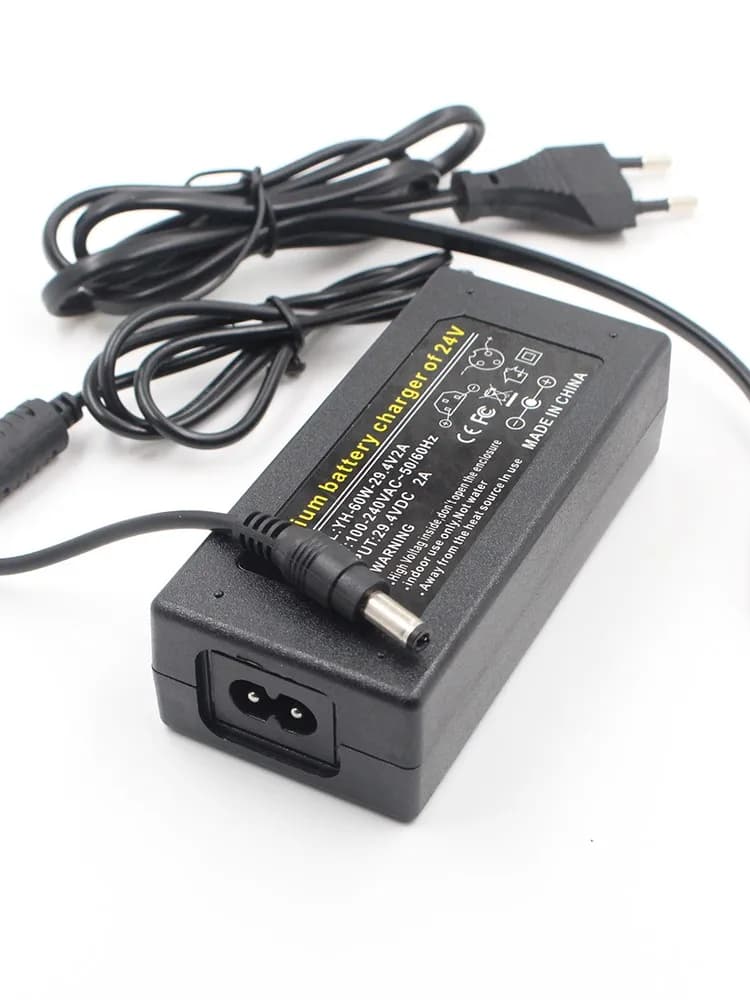 Chargeur de pipeline pour batterie au lithium, 29.4V, 25.2V, 25.9V, 29.4V, 7S, DC 29.4x5.5, XLR GX12 MM, EU, US, AU, UK, 2.1 V