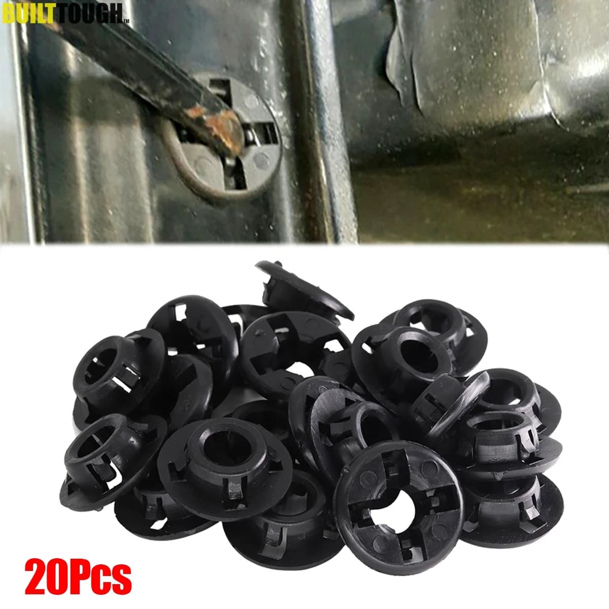 Attaches à œillets de support de capot de voiture, 9008048064, 90480-15034, Toyota CorTrustMatrix 2003-2008 Keepoma 2004-2014, Plactic, Le plus récent, 20 pièces