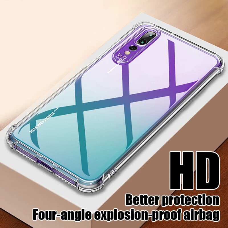 Coque souple de luxe pour Huawei P20 P30 Lite Pro, étui de protection Transparent Mate 20 30 Lite Honor 20 Lite pro, coque arrière en Silicone