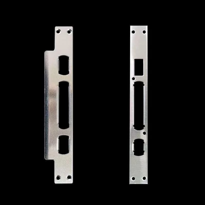 Boucle de cadre de porte en acier inoxydable, panneau de guidage de serrure de porte pour corps de serrure de 24 mm et 30 mm, accessoire antivol pour corps de serrure de porte