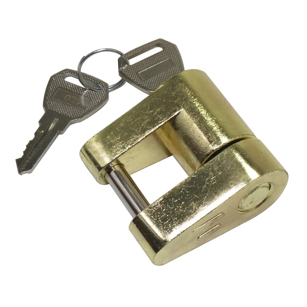 Serrure d'attelage de remorque antivol résistante à la rouille, cadenas de couremplaçant de remorque, serrure à crochet, serrures à languette, protecteur de sécurité, 1 PC