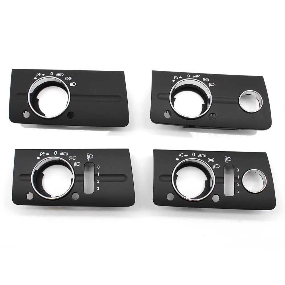 Panneau de remplacement de lampe frontale pour Mercedes Benz W211 Classe E 320 350, intérieur de voiture LHD Prada, couvercle de commutateur d'éclairage de sauna, garniture de panneau
