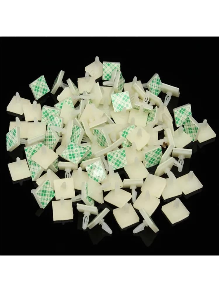 50/100 pièces/ensemble HC-5 bâton en plastique en Nylon sur entretoise PCB support de trou de 3mm verrouillage postes encliquetables clips fixes adhésifs