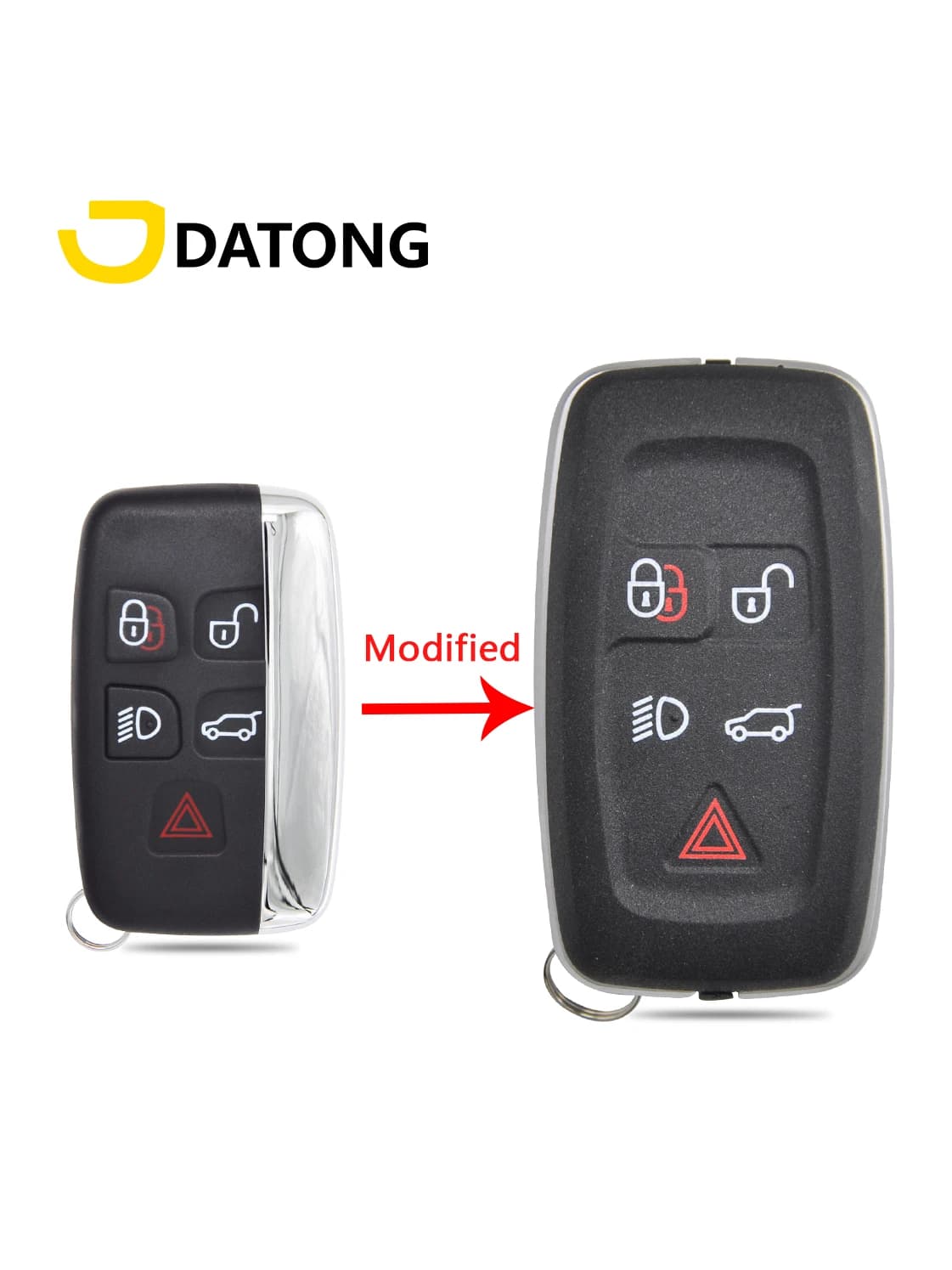 Datong-Coque de clé à distance de voiture pour Land Rover, Range Rover Evoque dehors LR4, remplacement du monde, mise à niveau