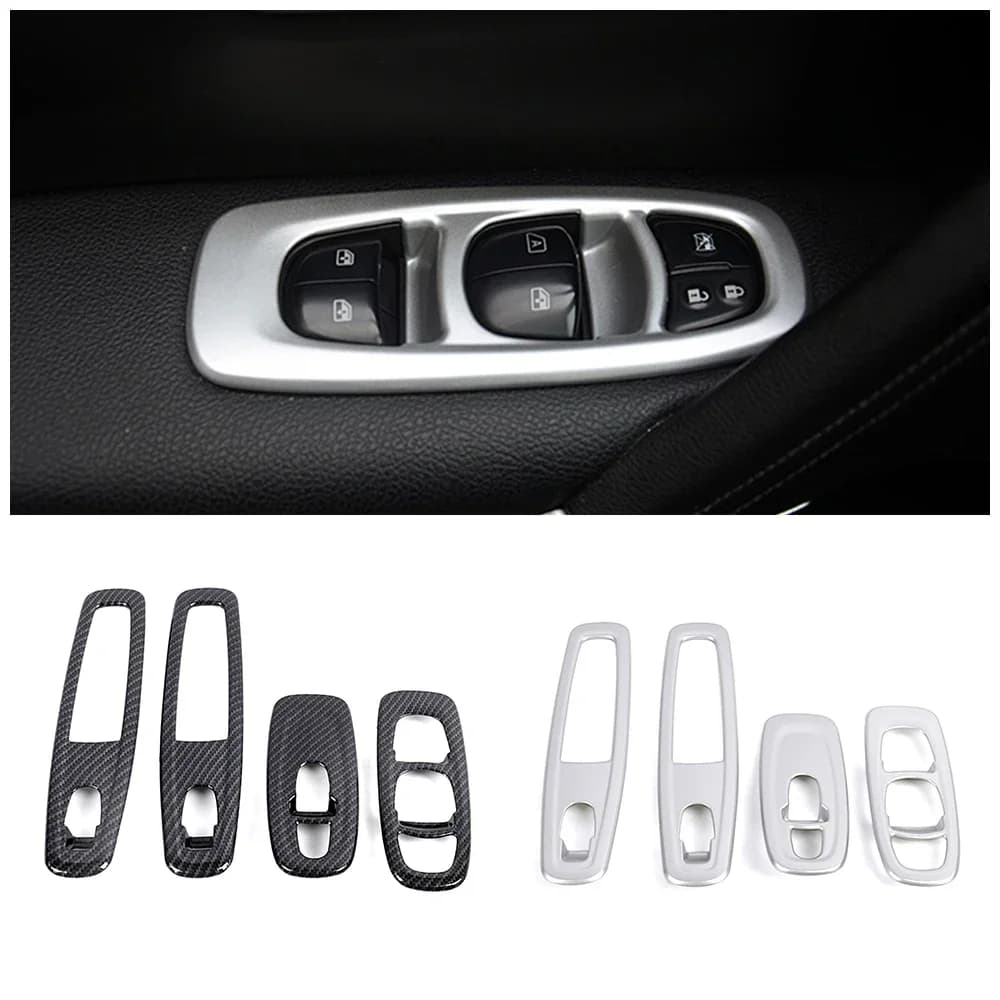 Panneau de protection pour porte intérieure, accoudoir, fenêtre, interrupteur, bouton de levage, pour Renault Kadjar 2015 – 2019