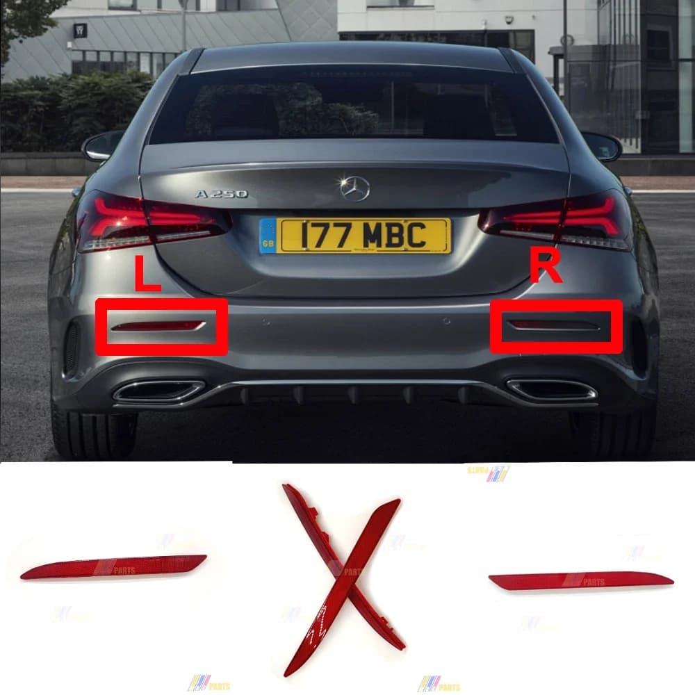 Réflecteur arrière pour mercedes-benz série A 19-22, pare-chocs côté conducteur gauche droit, W177, Z177, A160, A180, A180d, A200, A200d, A220, A250, A35