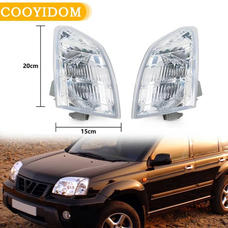 Clignotant d'angle de pare-chocs avant de voiture, antibrouillard pour Nissan X-TRAIL XTRACanon T30 2001 2002 2003 2004 2005 2006