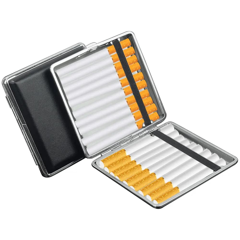 Étui à cigarettes en cuir, pochette de poche pour tabac, boîte de support pour maintien des cigares 12/14/16/18/20, mallette de rangement pour Cigarettes, pochette de support