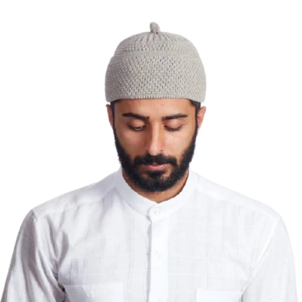 Gorro-Bonnet Turc Musulman, Chapeau de Prière, Couleur Unie, Extensible