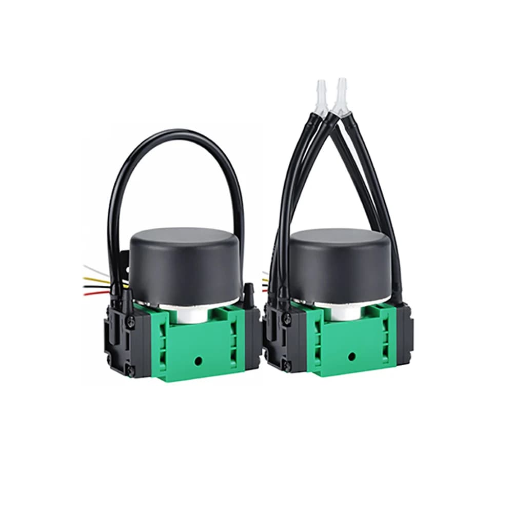 PENGPU-Pompe à vide à régulation de vitesse sans balais, petite pompe à air, pression négative, diaphragme à double tête, 90KPa, 7,5 LPM, DC