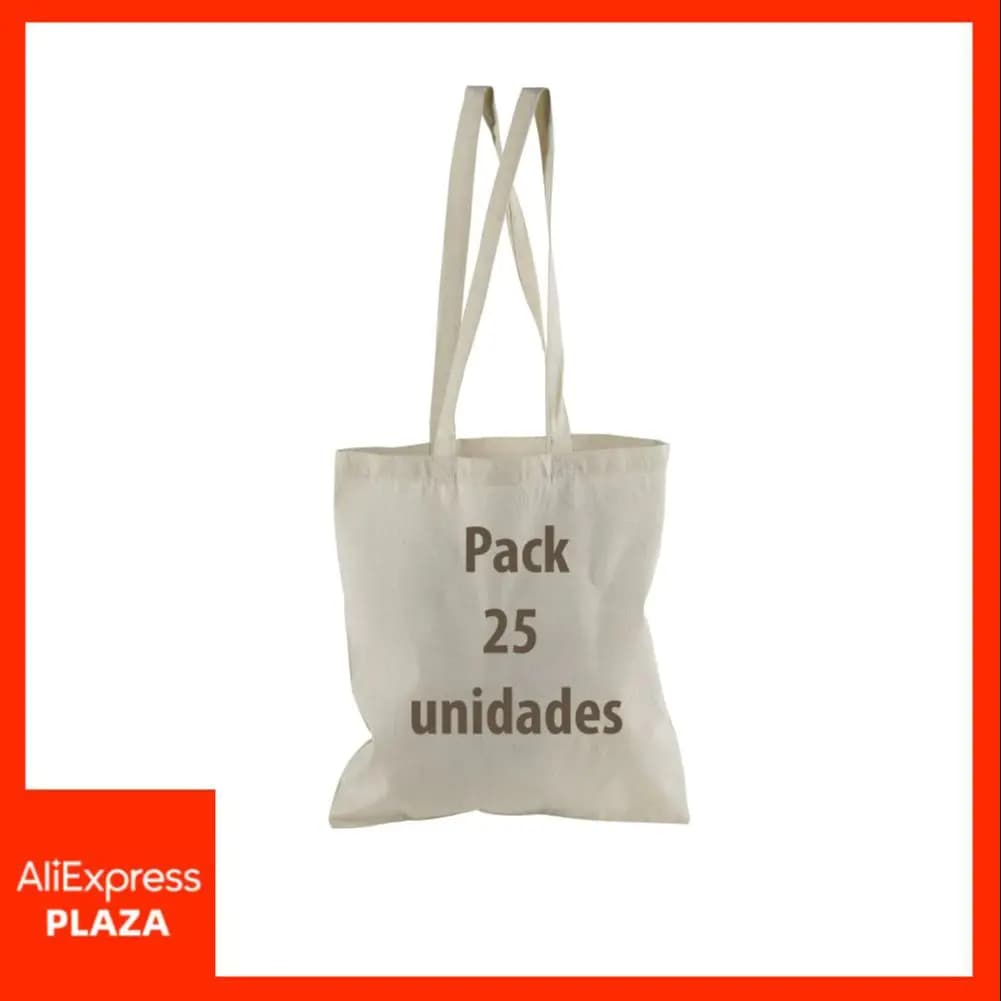Lot de sacs en coton naturel réutilisables et écologiques avec longue poignée pour le shopping, les cadeaux, les mariages et les conférences, sac fourre-tout en kraft 140g personnalisable
