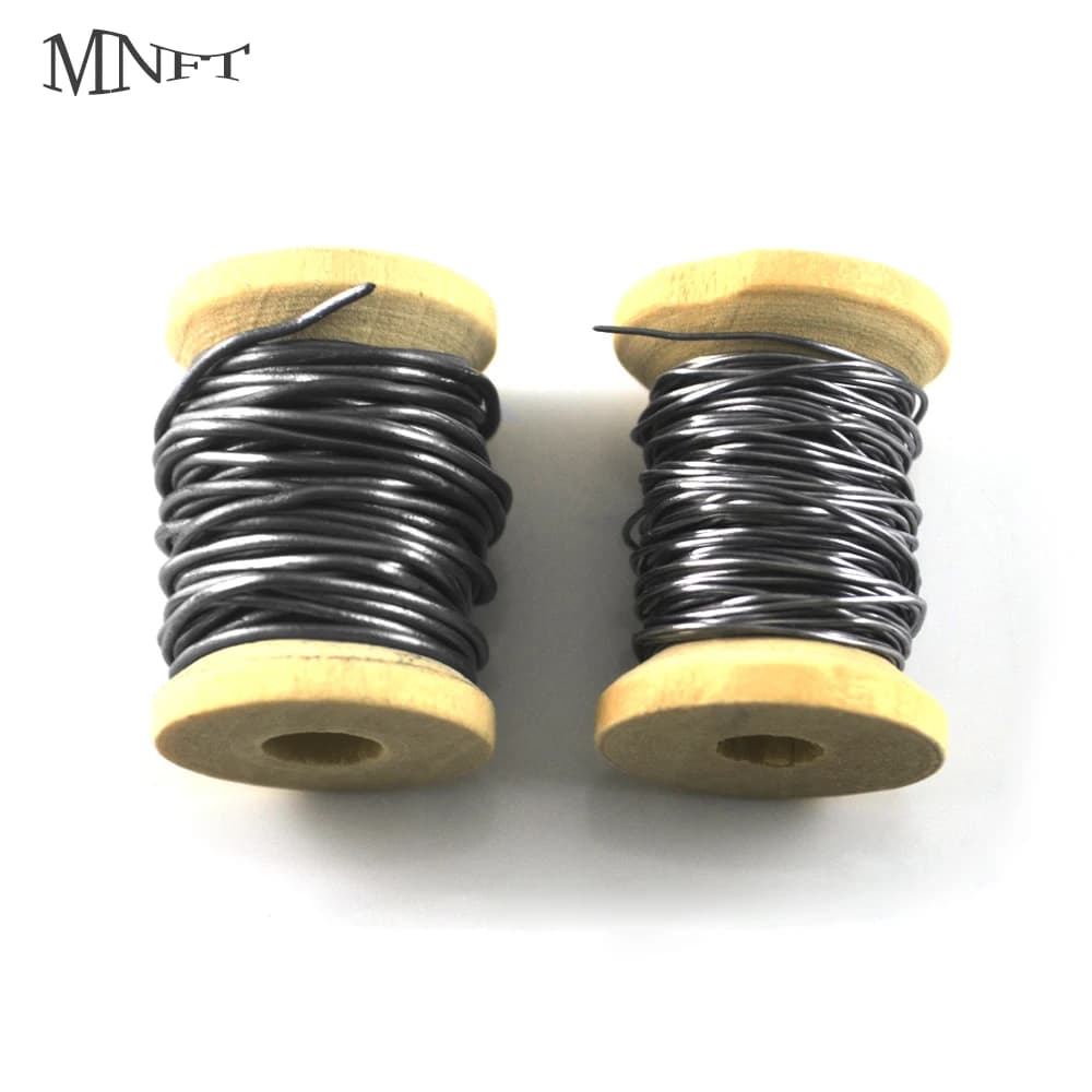MNFT 2 pièces/lot Dia 0.5mm et 1mm fil de plomb souple rond pour matériel de pêche à la mouche