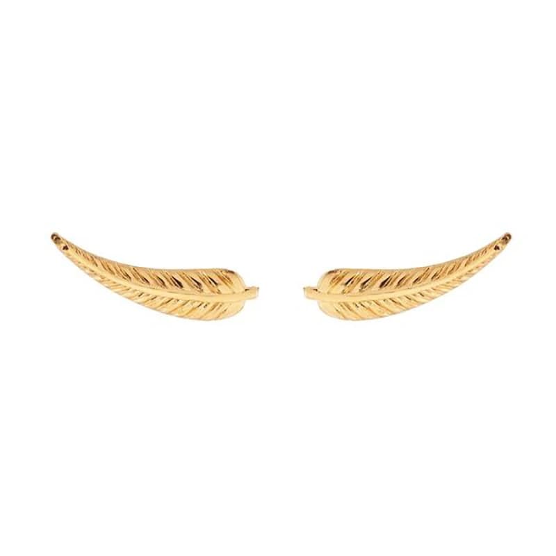 CRMYA-Boucles d'oreilles élégantes en argent cubique pour femmes, grimpeur d'oreille inoler rempli d'or, boucles d'oreilles clip, bijoux de fiançailles et de mariage, contre-indiqué