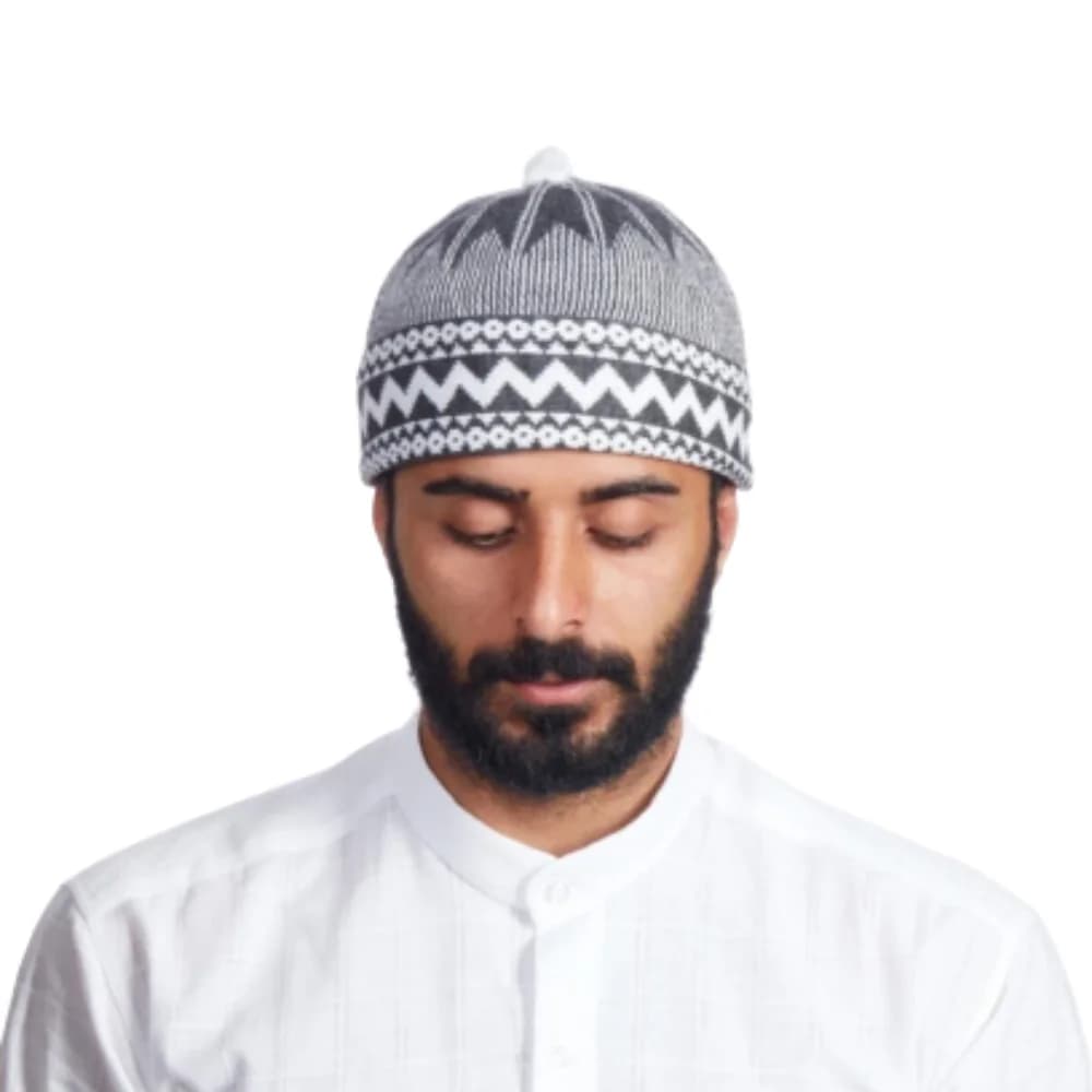 Gorro Beanie – chapeau de prière, différentes couleurs, musulman, islamique, Kufi, Taqiya, Takke, tête de mort, en forme de crâne, en Zigag, pompons, 2021