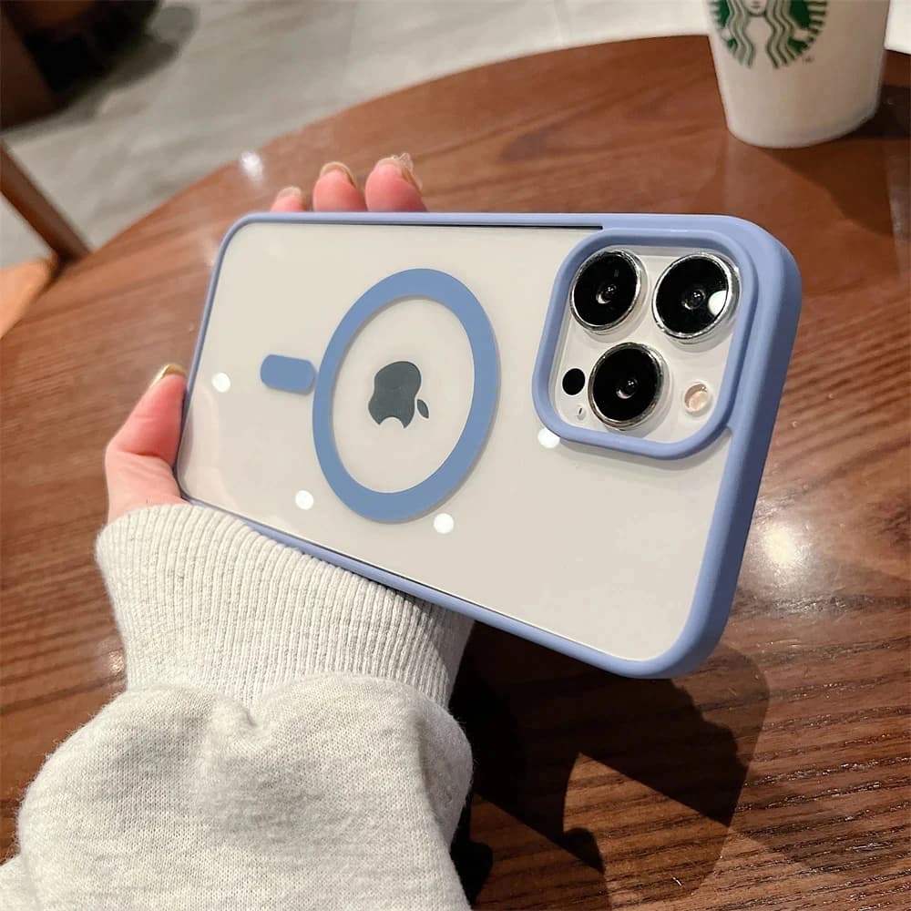 Coques de téléphone à chargement magnétique sans fil pour iPhone 14, 13, 12, 11 Pro Max, 15 Plus, antichoc