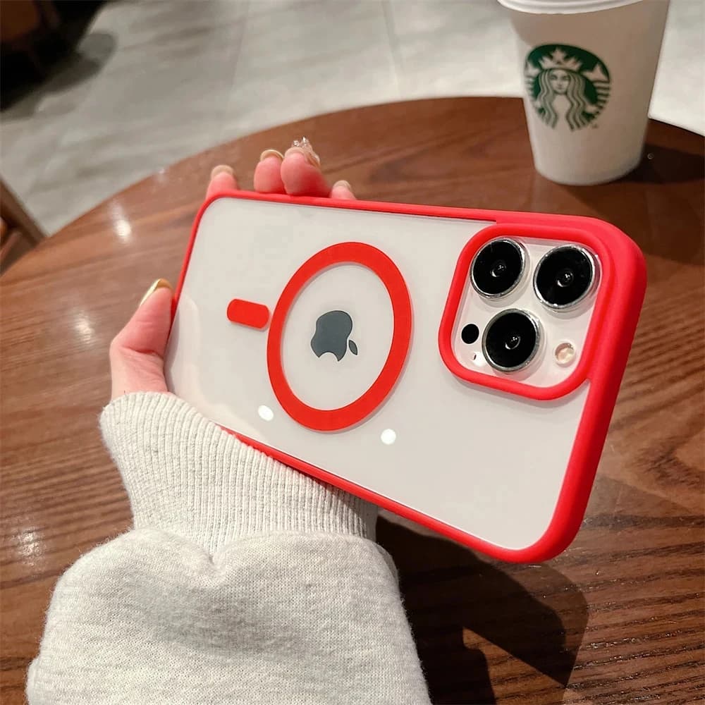 Coques de téléphone à chargement magnétique sans fil pour iPhone 14, 13, 12, 11 Pro Max, 15 Plus, antichoc