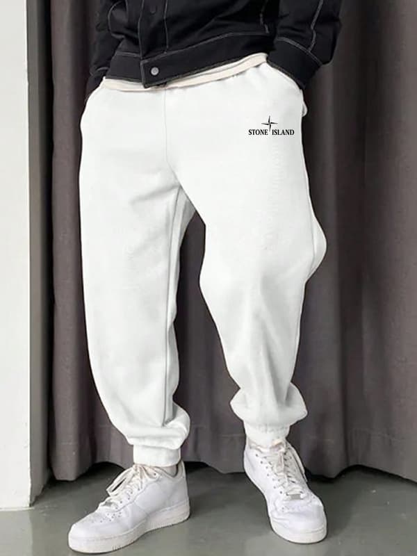 Pantalon décontracté fuselé moulant en coton respirant pour homme, nouvelle collection quatre saisons