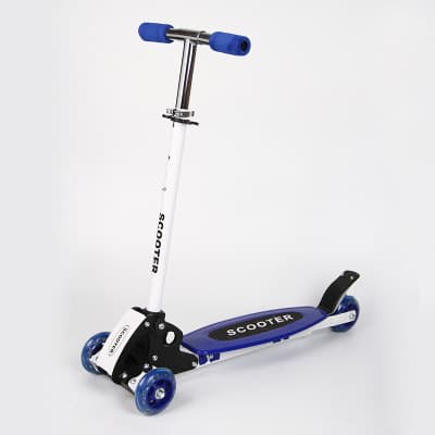 Three-wheeled Scooter Crawler Scooter Four-wheeled Scooter Foldable Buggy Aluminum Alloy Scooter