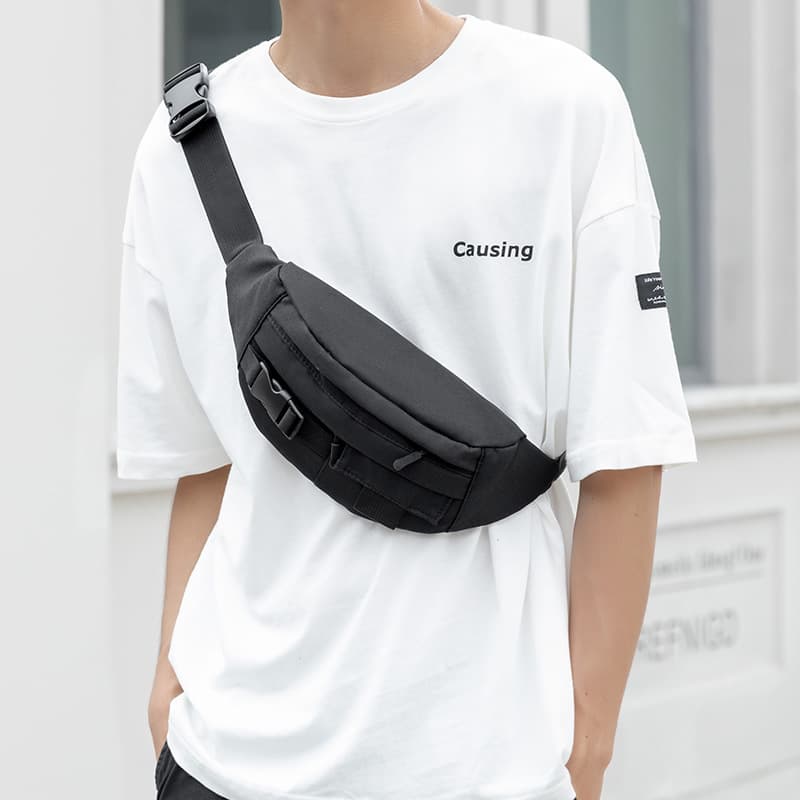 Men's Crossbody Brand Lazy Style Chest New Waist Ins Fashion Couple One Shoulder Bag Women
