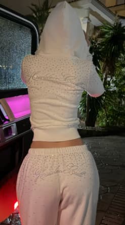 Ensemble sweat à capuche et jogging streetwear Y2K, pull hip-hop à capuche zippée, tenue décontractée deux pièces pour femme